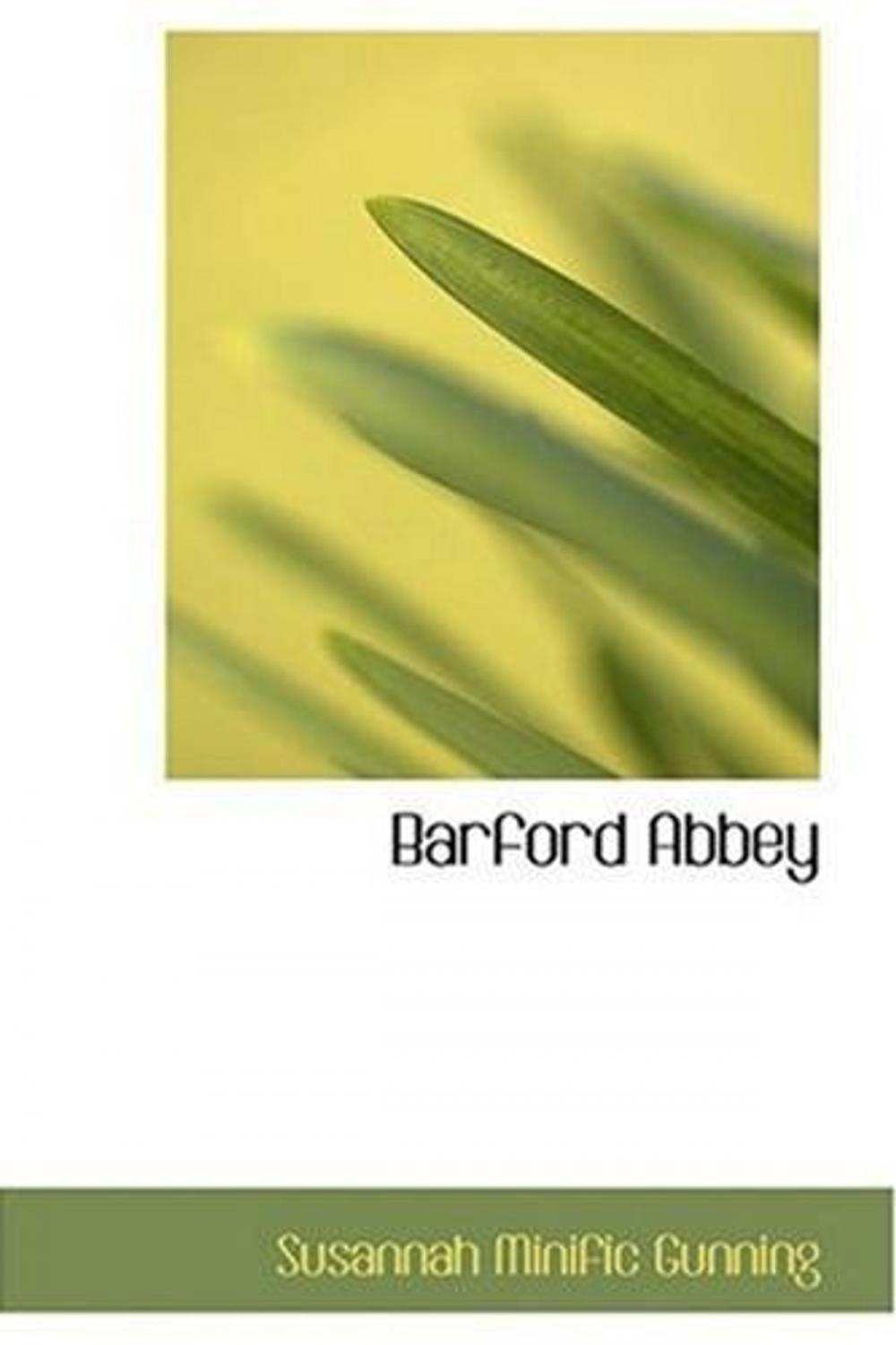 Big bigCover of Barford Abbey