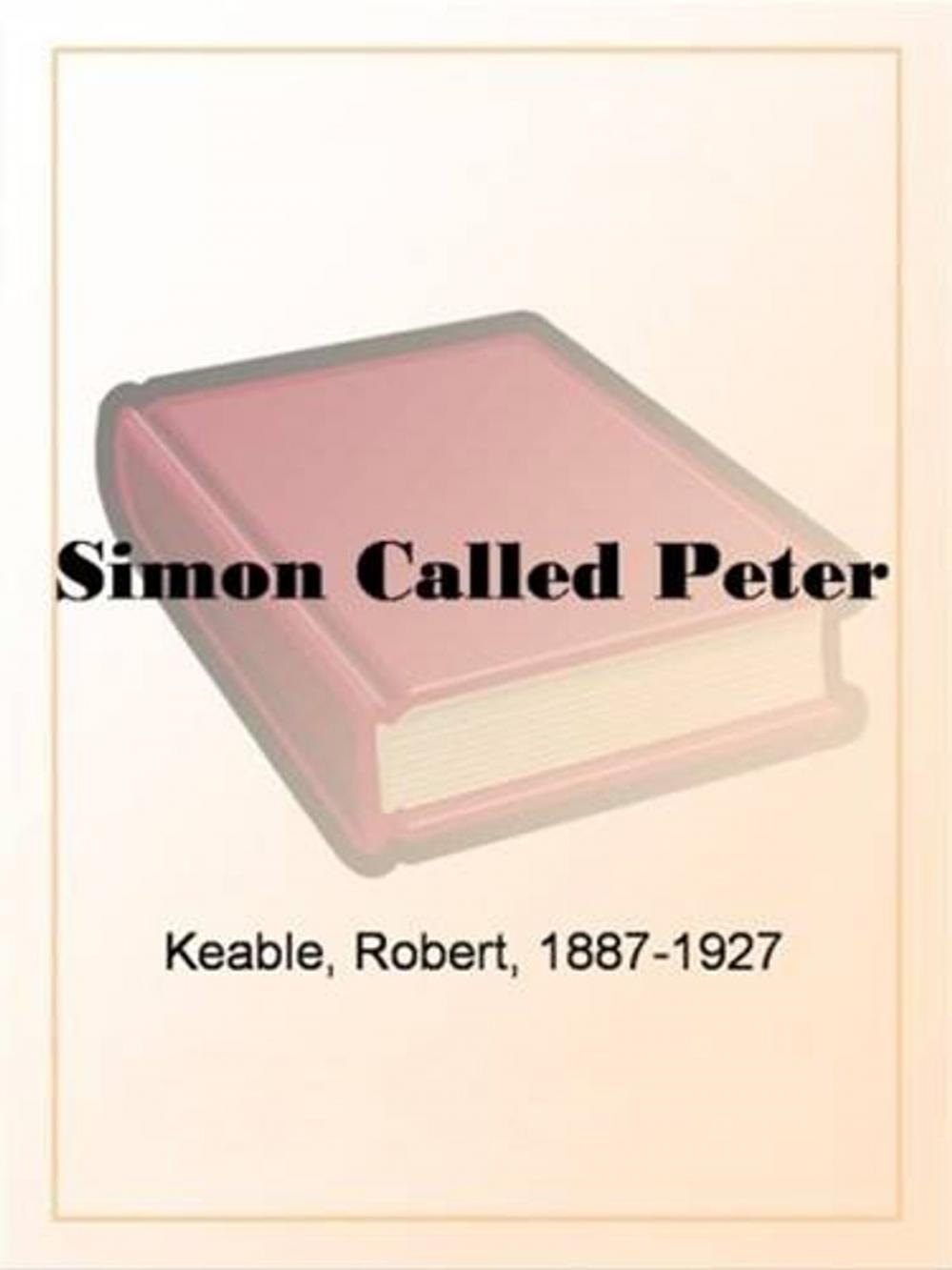 Big bigCover of Simon Called Peter