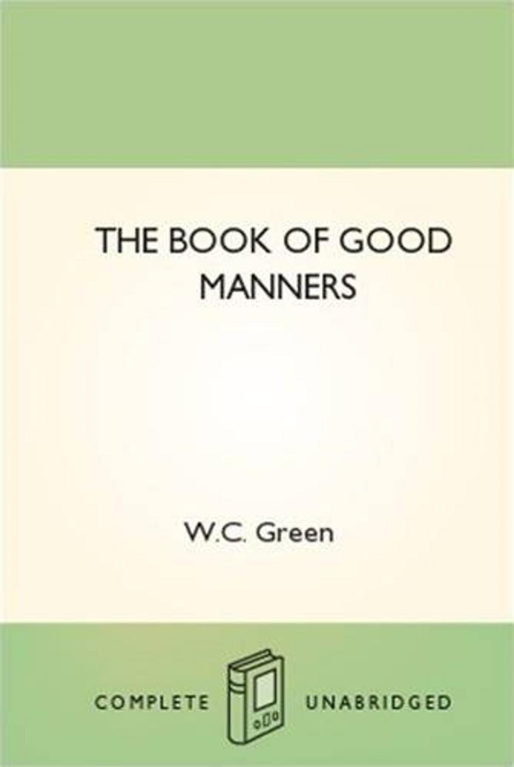 Big bigCover of The Book Of Good Manners