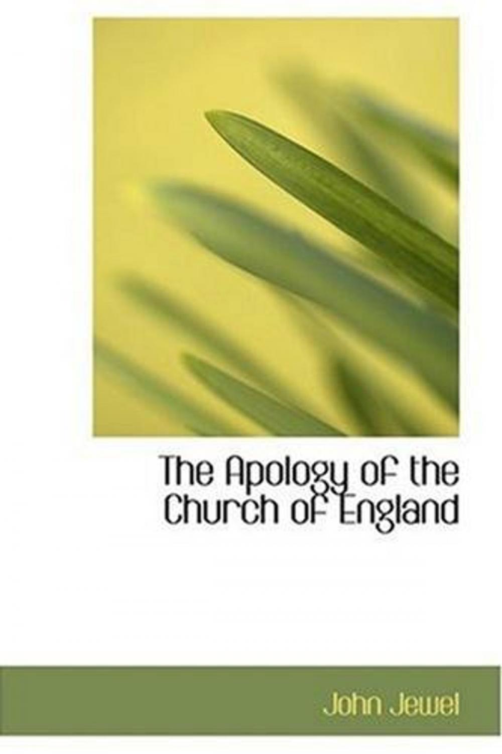 Big bigCover of The Apology Of The Church Of England