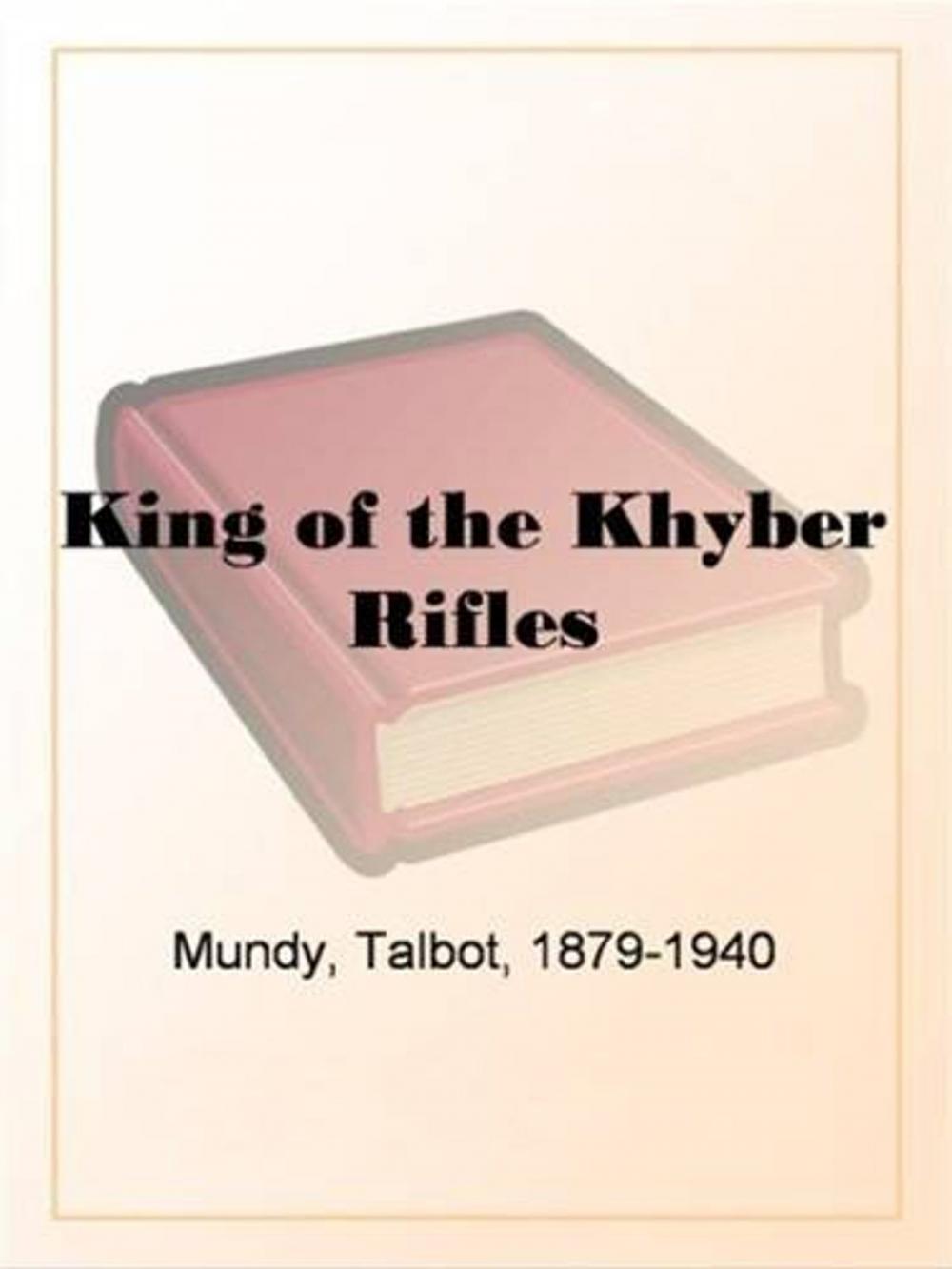 Big bigCover of King--Of The Khyber Rifles