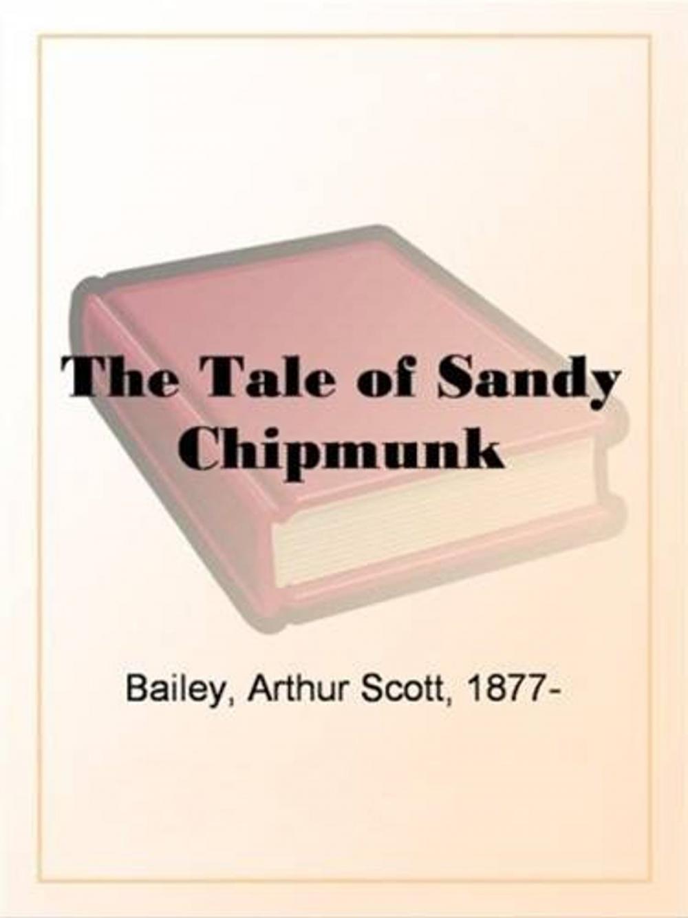 Big bigCover of The Tale Of Sandy Chipmunk