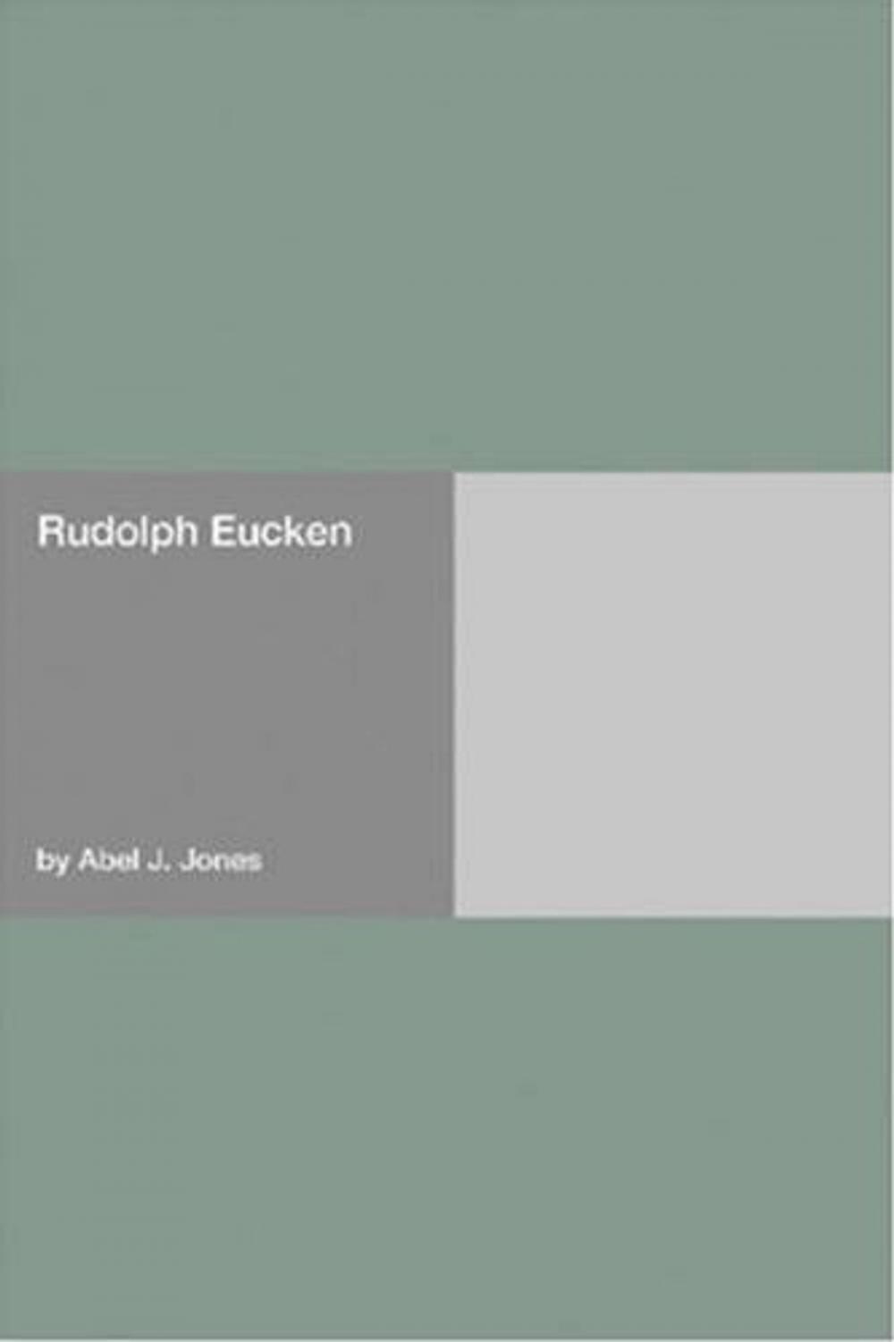 Big bigCover of Rudolph Eucken