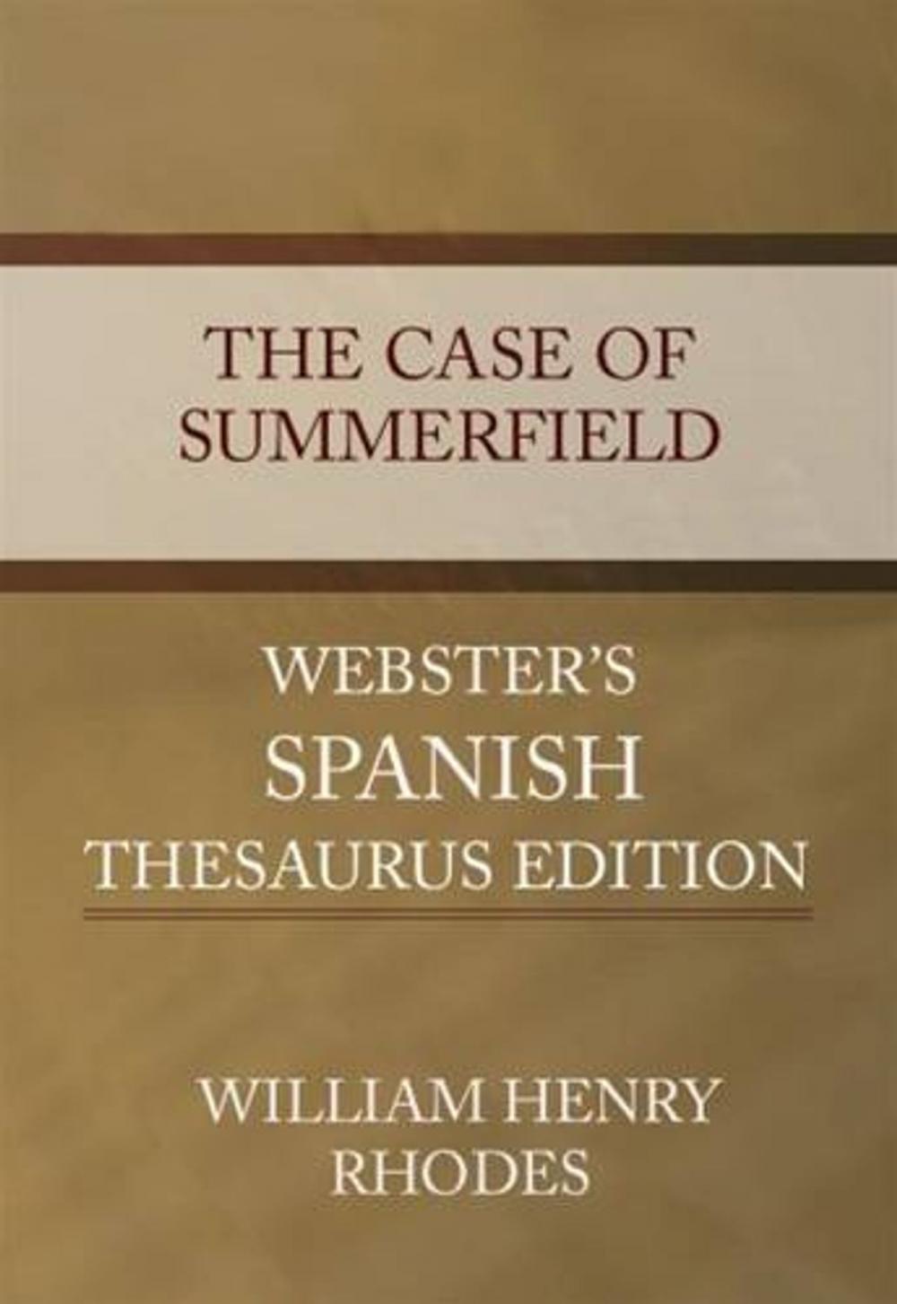 Big bigCover of The Case Of Summerfield