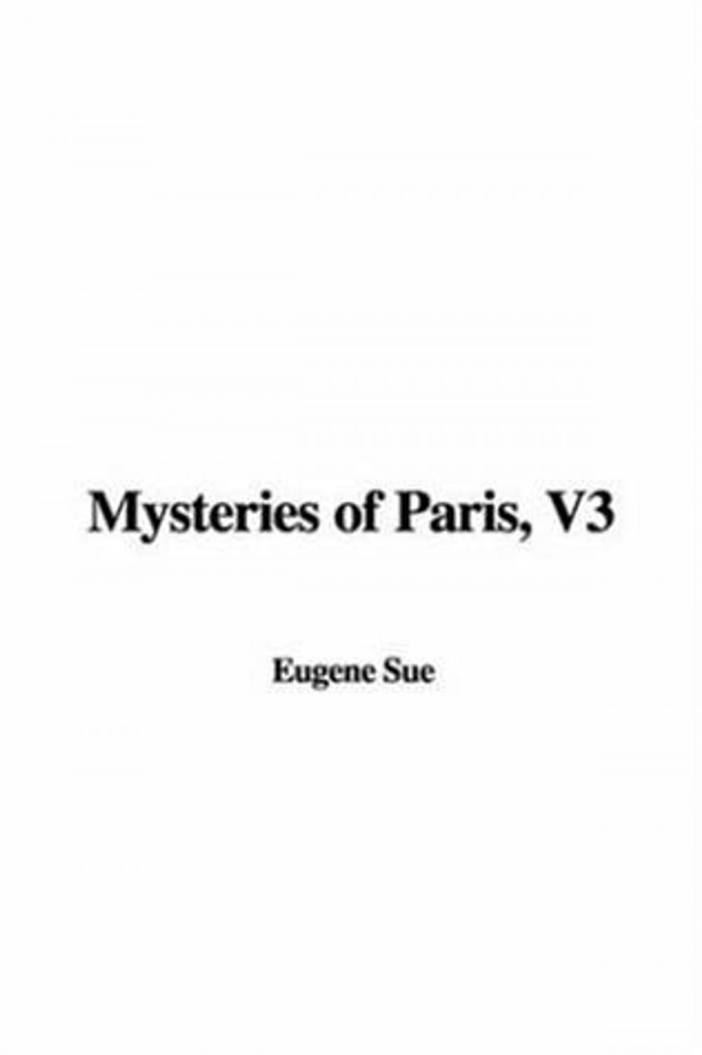 Big bigCover of Mysteries Of Paris, V3