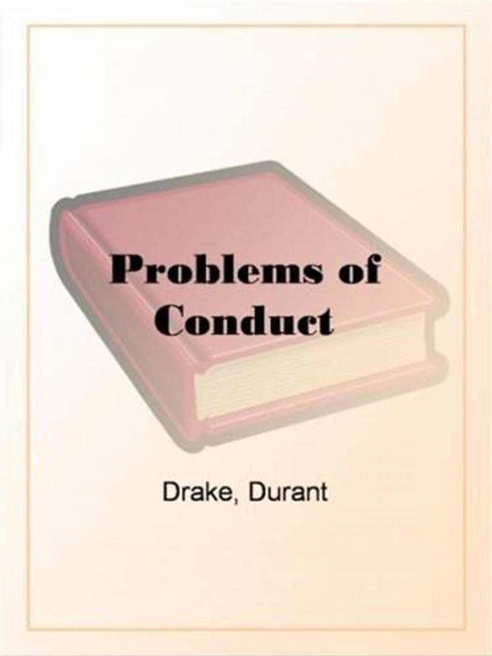 Big bigCover of Problems Of Conduct