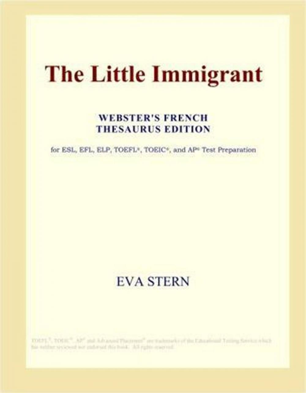 Big bigCover of The Little Immigrant