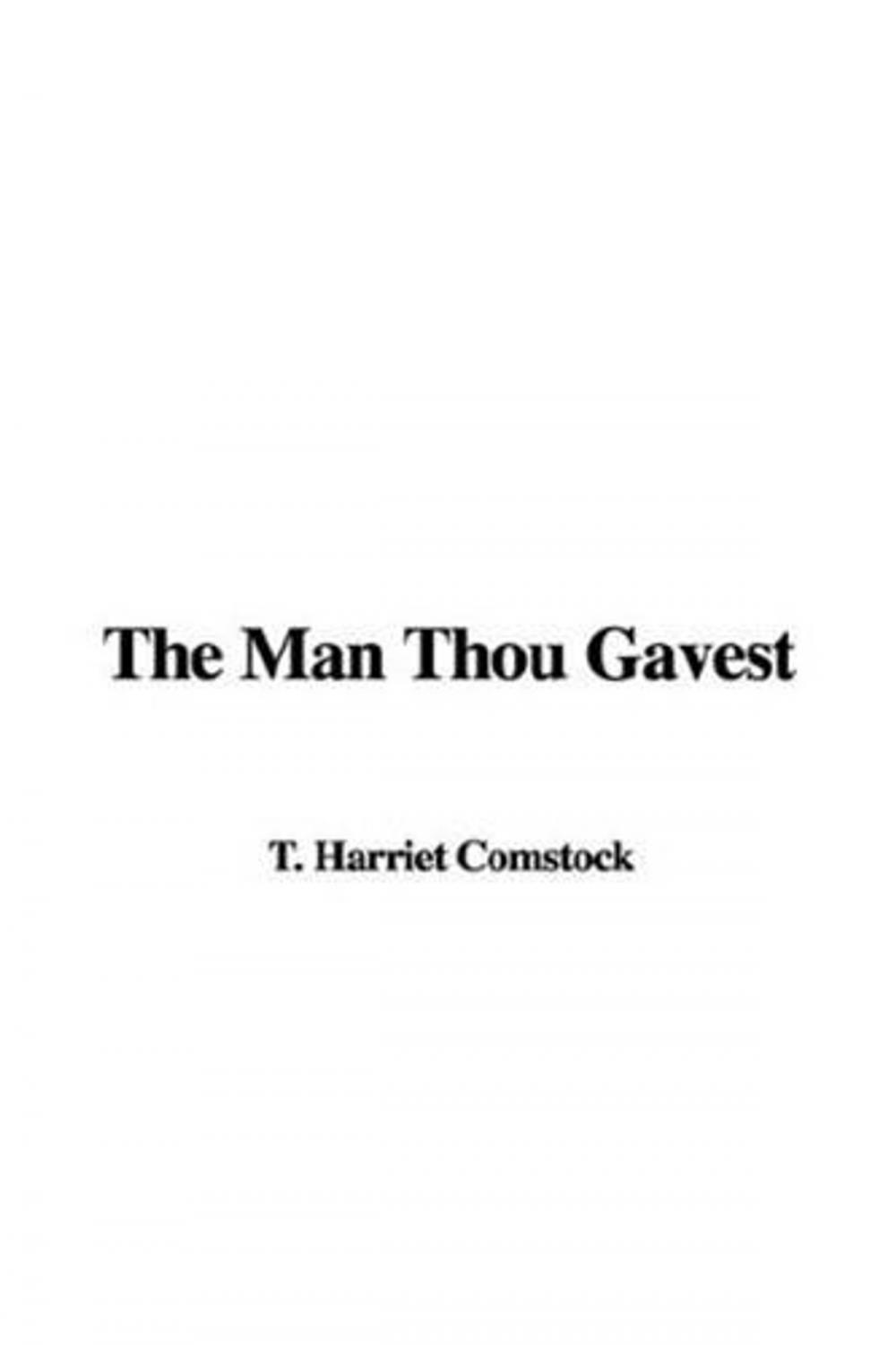 Big bigCover of The Man Thou Gavest