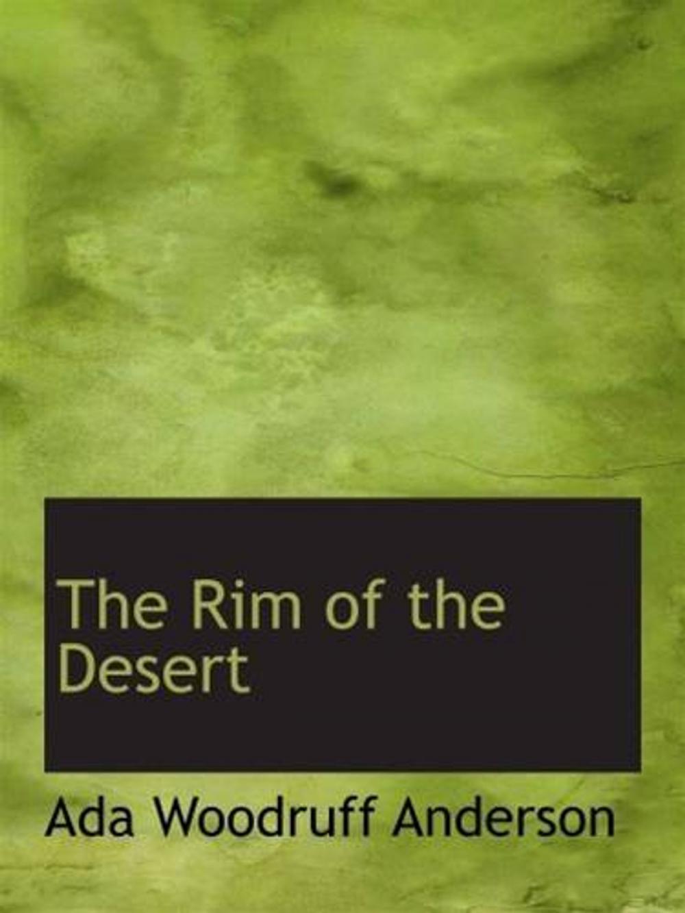 Big bigCover of The Rim Of The Desert