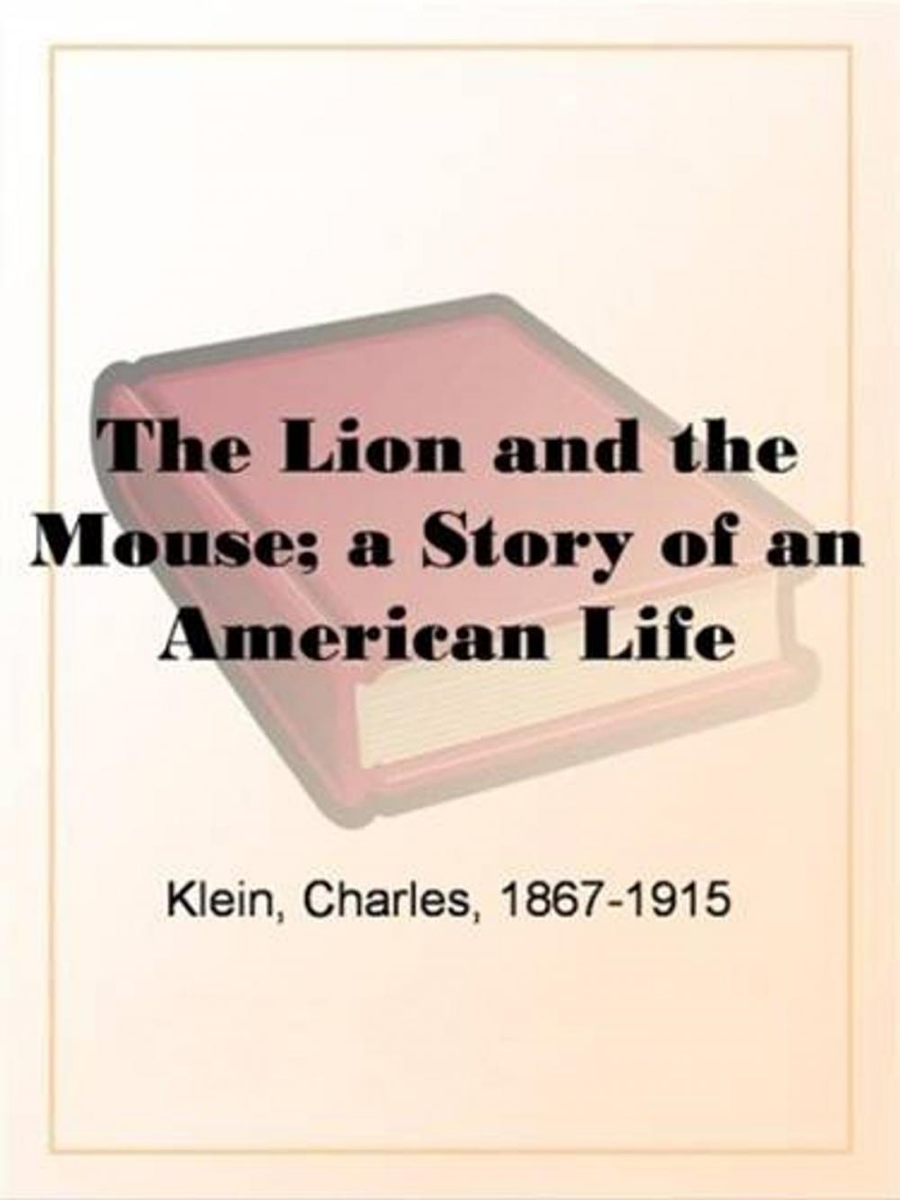 Big bigCover of The Lion And The Mouse