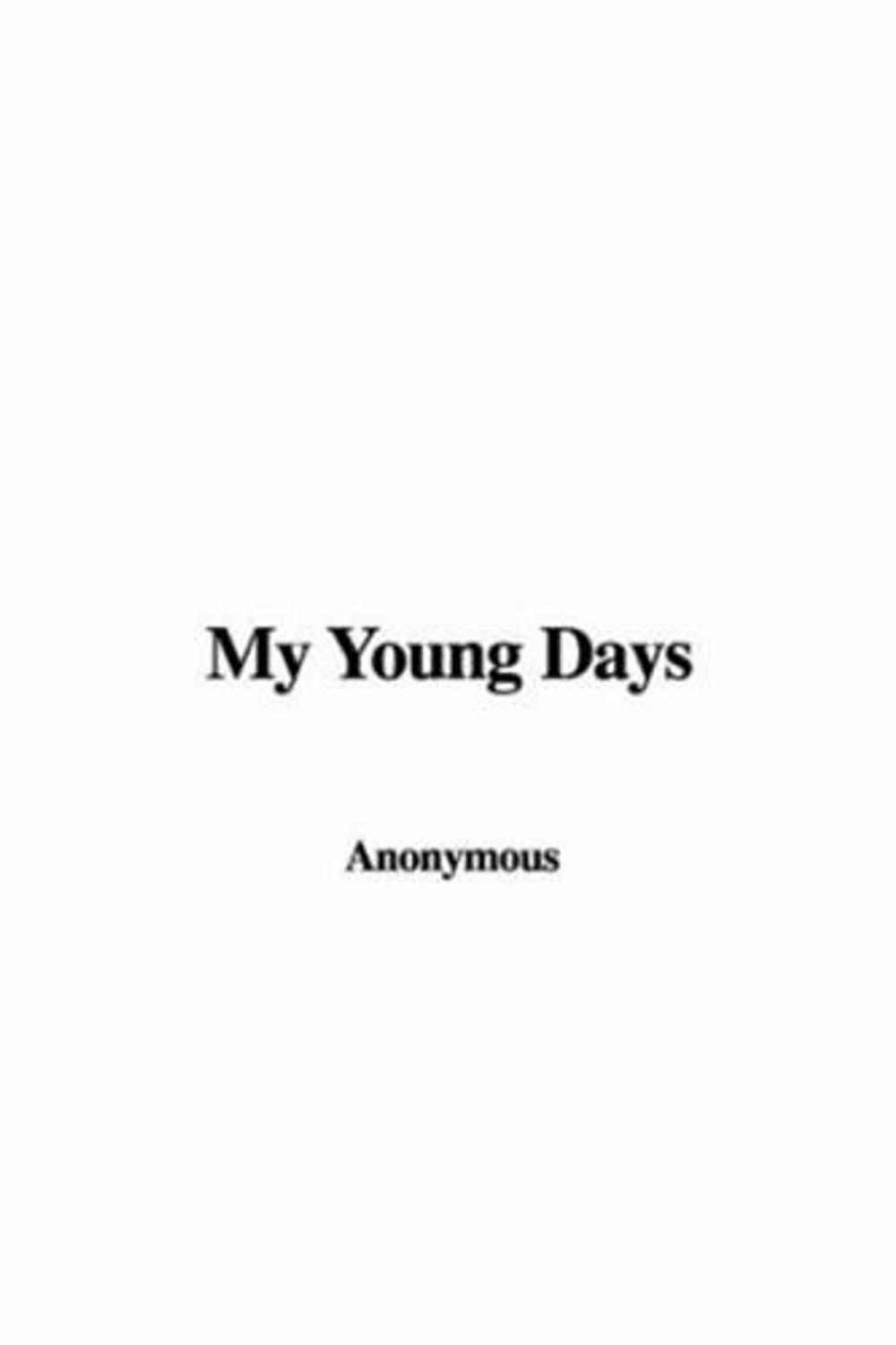 Big bigCover of My Young Days