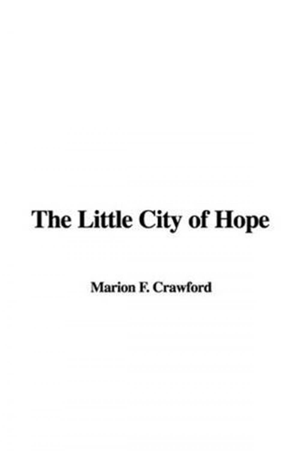 Big bigCover of The Little City Of Hope