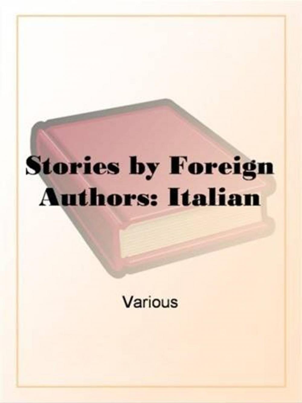 Big bigCover of Stories By Foreign Authors: Italian