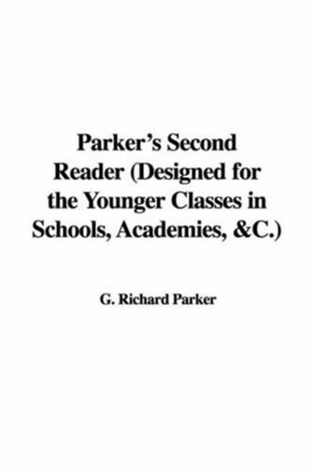 Big bigCover of Parker's Second Reader