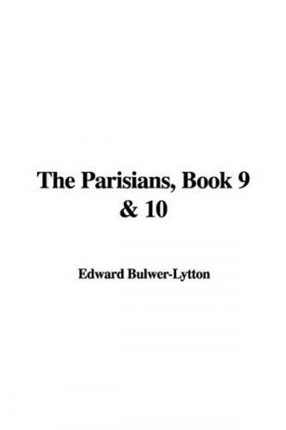 Big bigCover of The Parisians, Book 10.