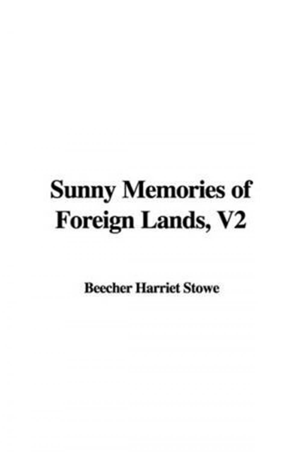 Big bigCover of Sunny Memories Of Foreign Lands V2