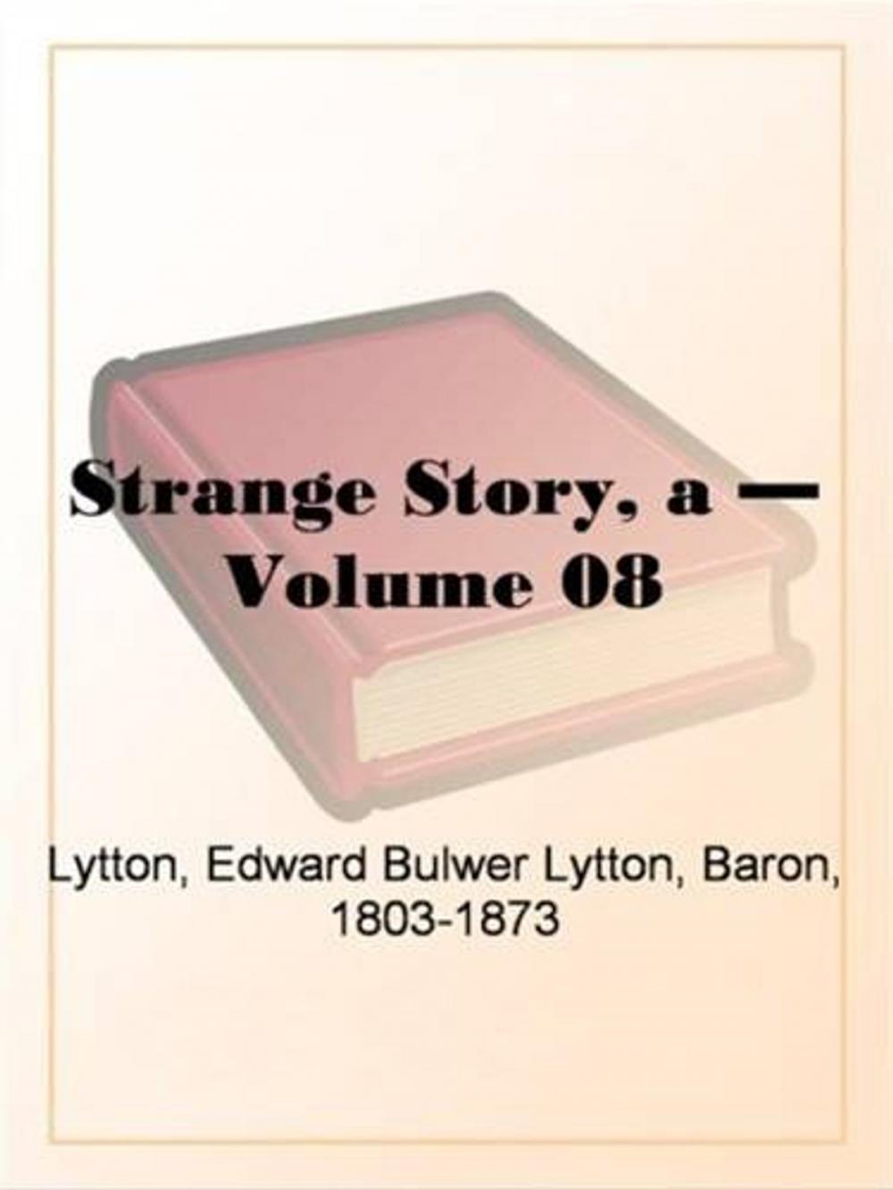 Big bigCover of A Strange Story, Volume 8.