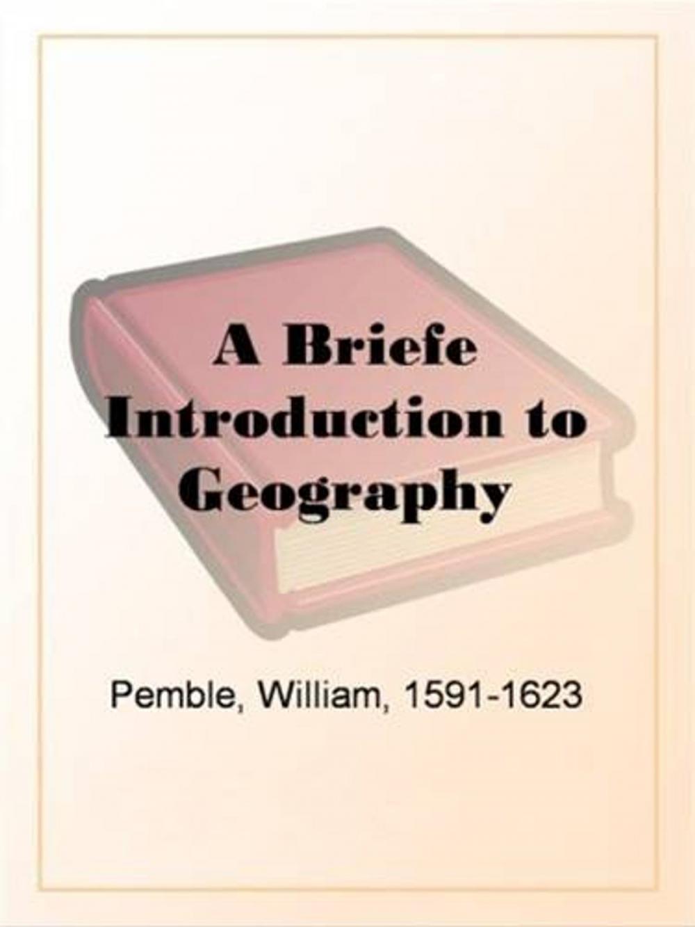 Big bigCover of A Briefe Introduction To Geography