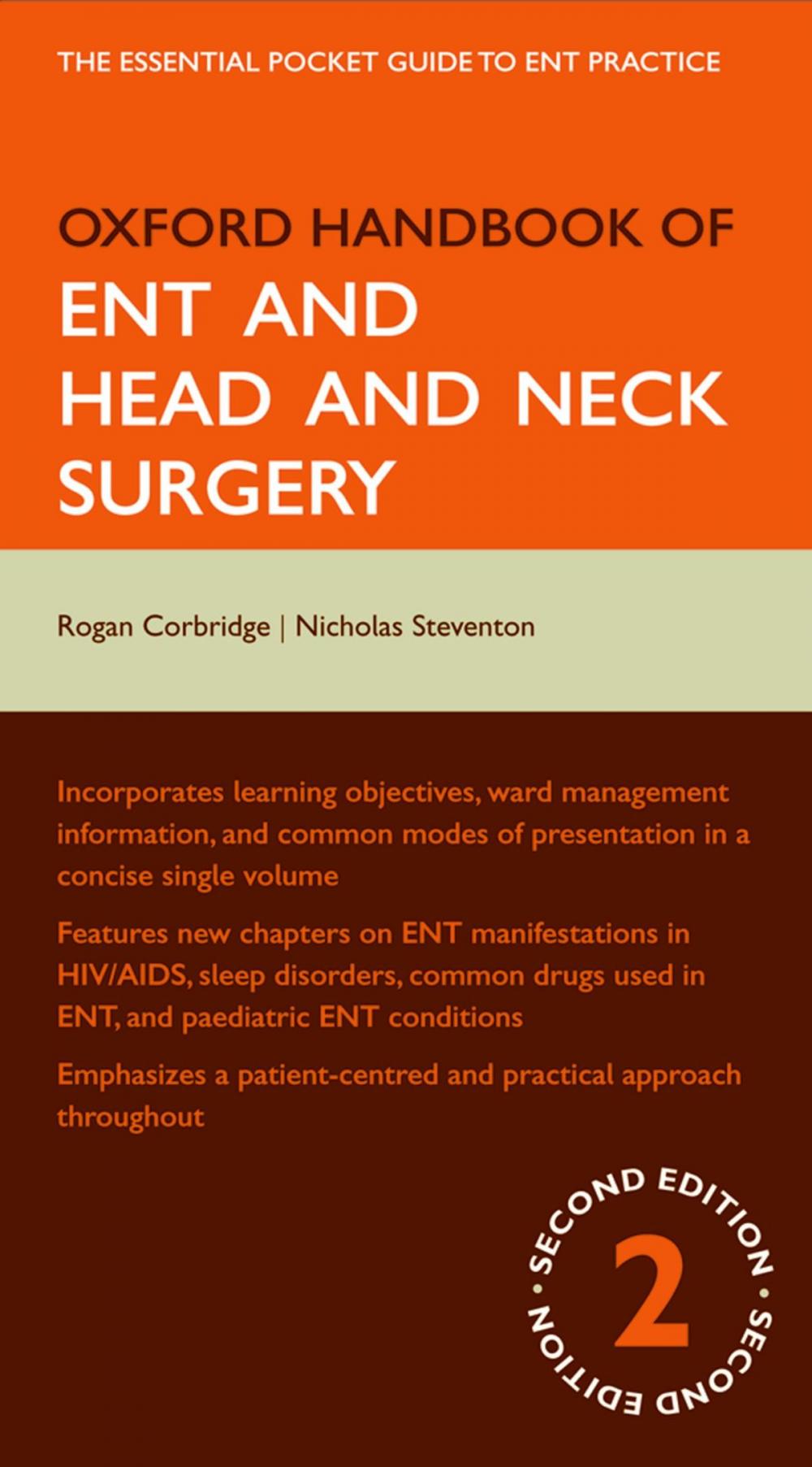 Big bigCover of Oxford Handbook of ENT and Head and Neck Surgery