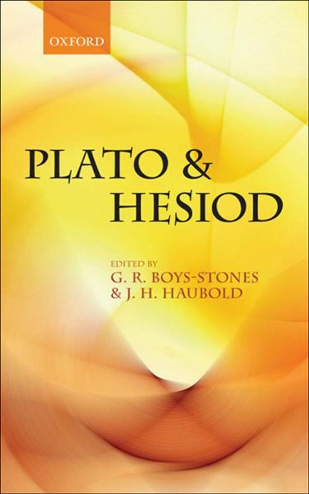 Big bigCover of Plato and Hesiod