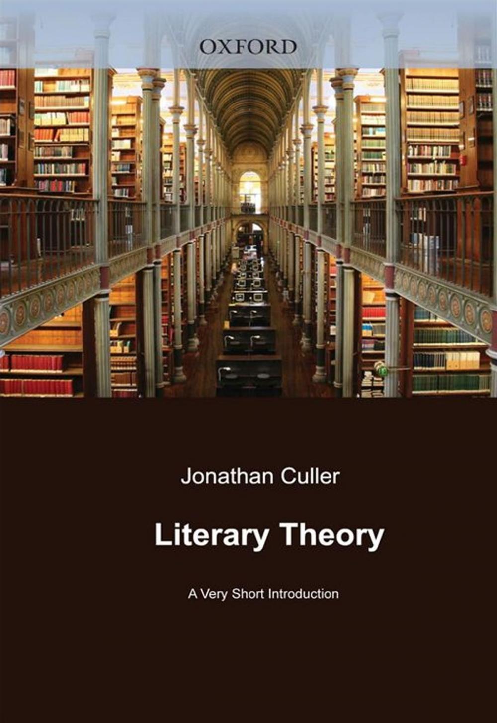 Big bigCover of Literary Theory: A Very Short Introduction