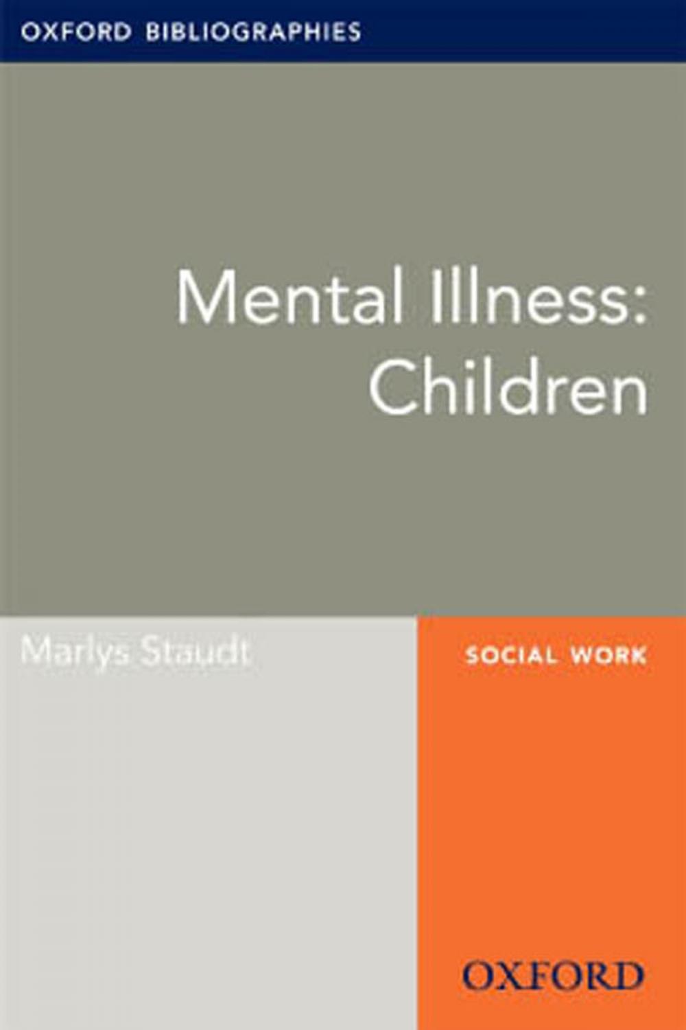 Big bigCover of Mental Illness Children