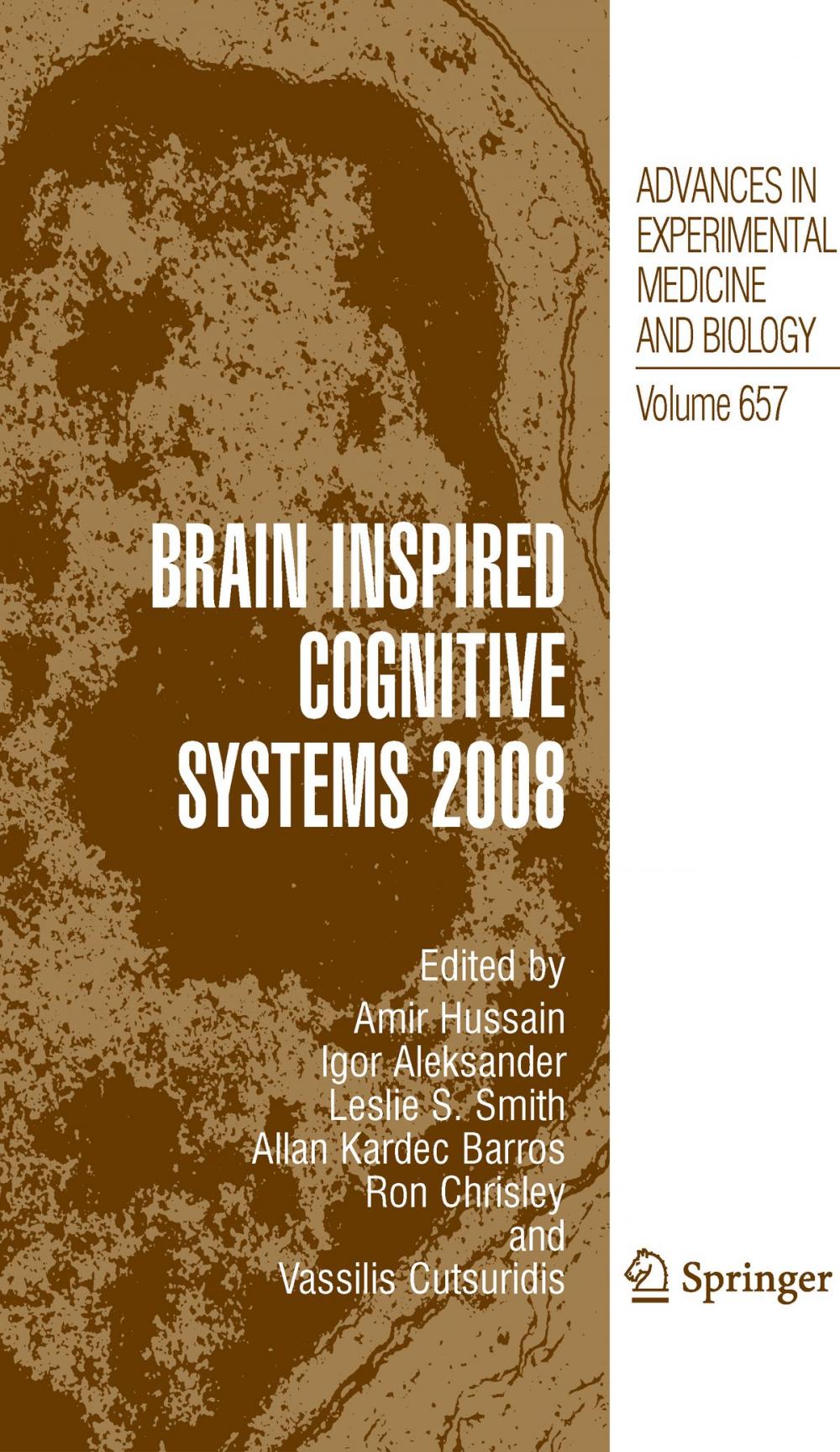 Big bigCover of Brain Inspired Cognitive Systems 2008