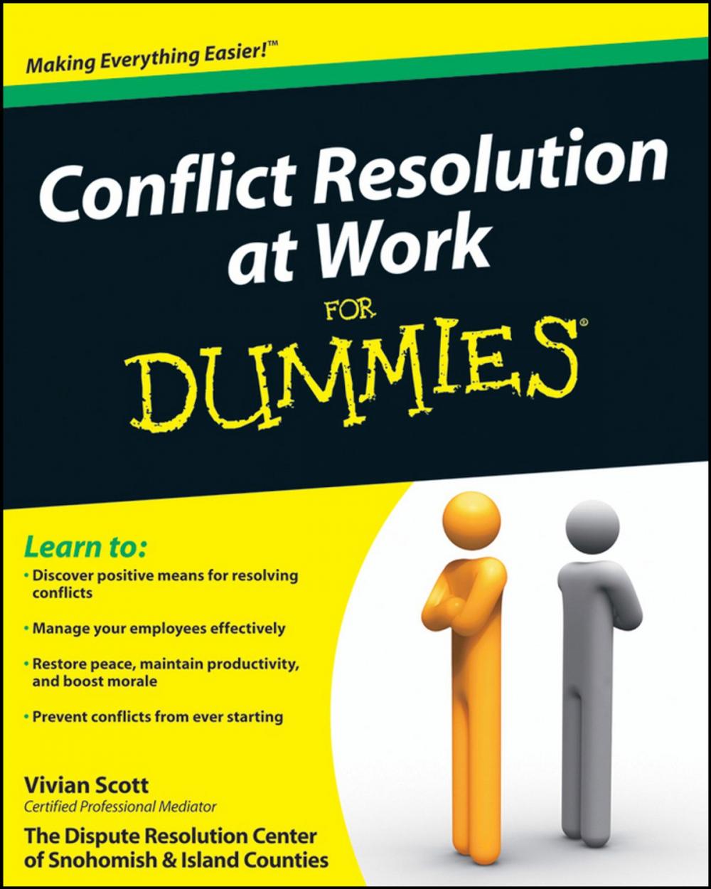 Big bigCover of Conflict Resolution at Work For Dummies