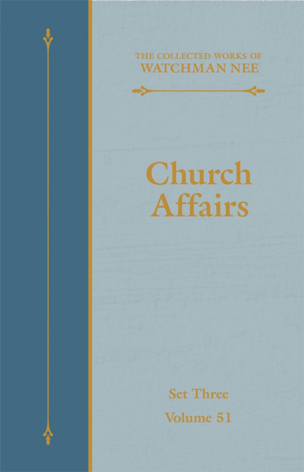 Big bigCover of Church Affairs