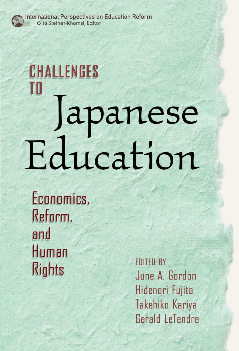 Big bigCover of Challenges to Japanese Education