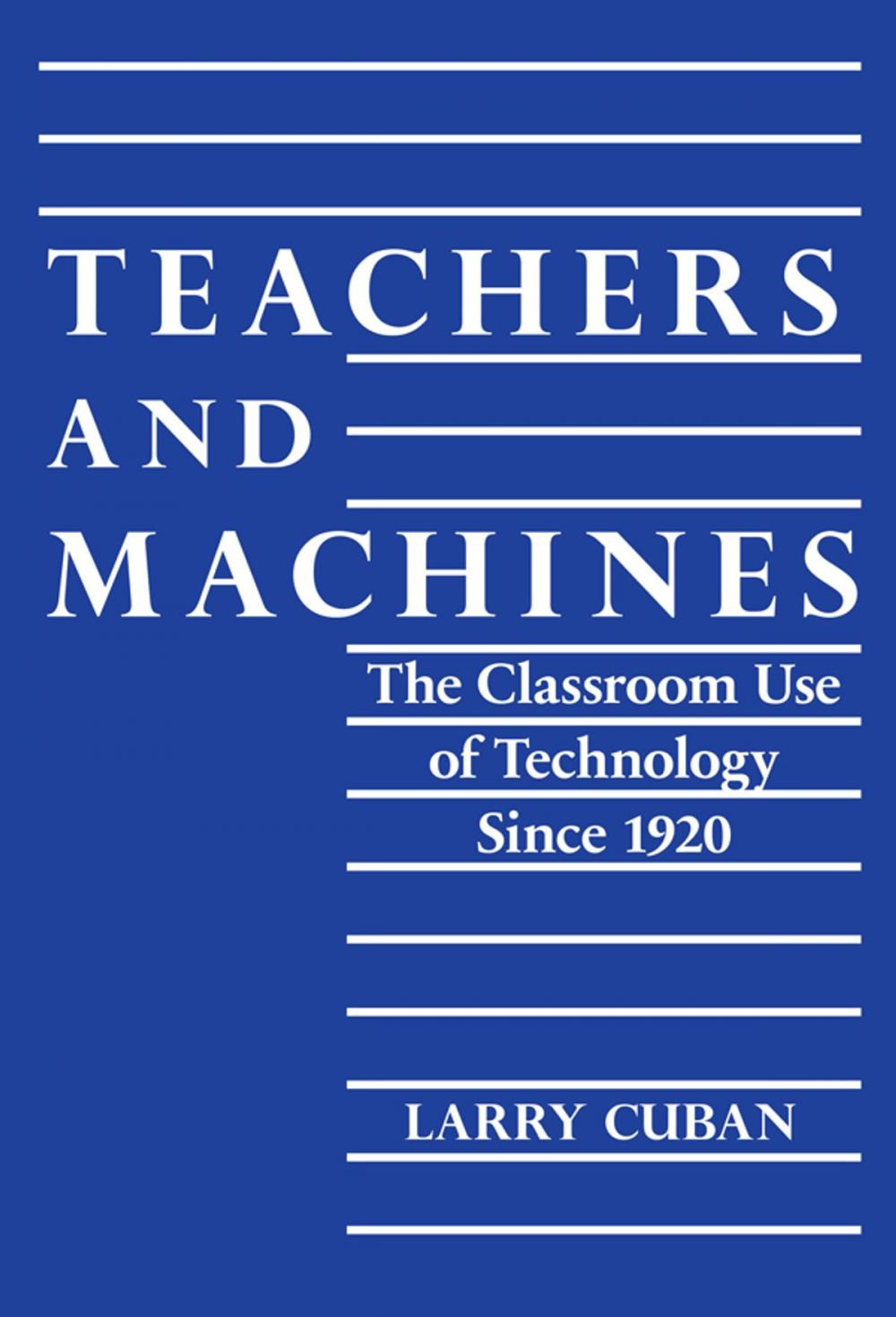 Big bigCover of Teachers and Machines