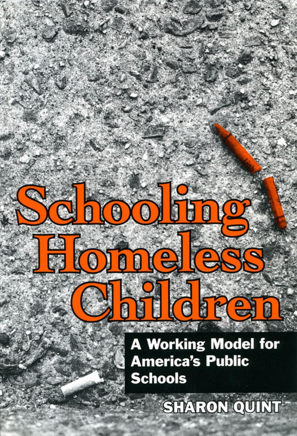 Big bigCover of Schooling Homeless Children