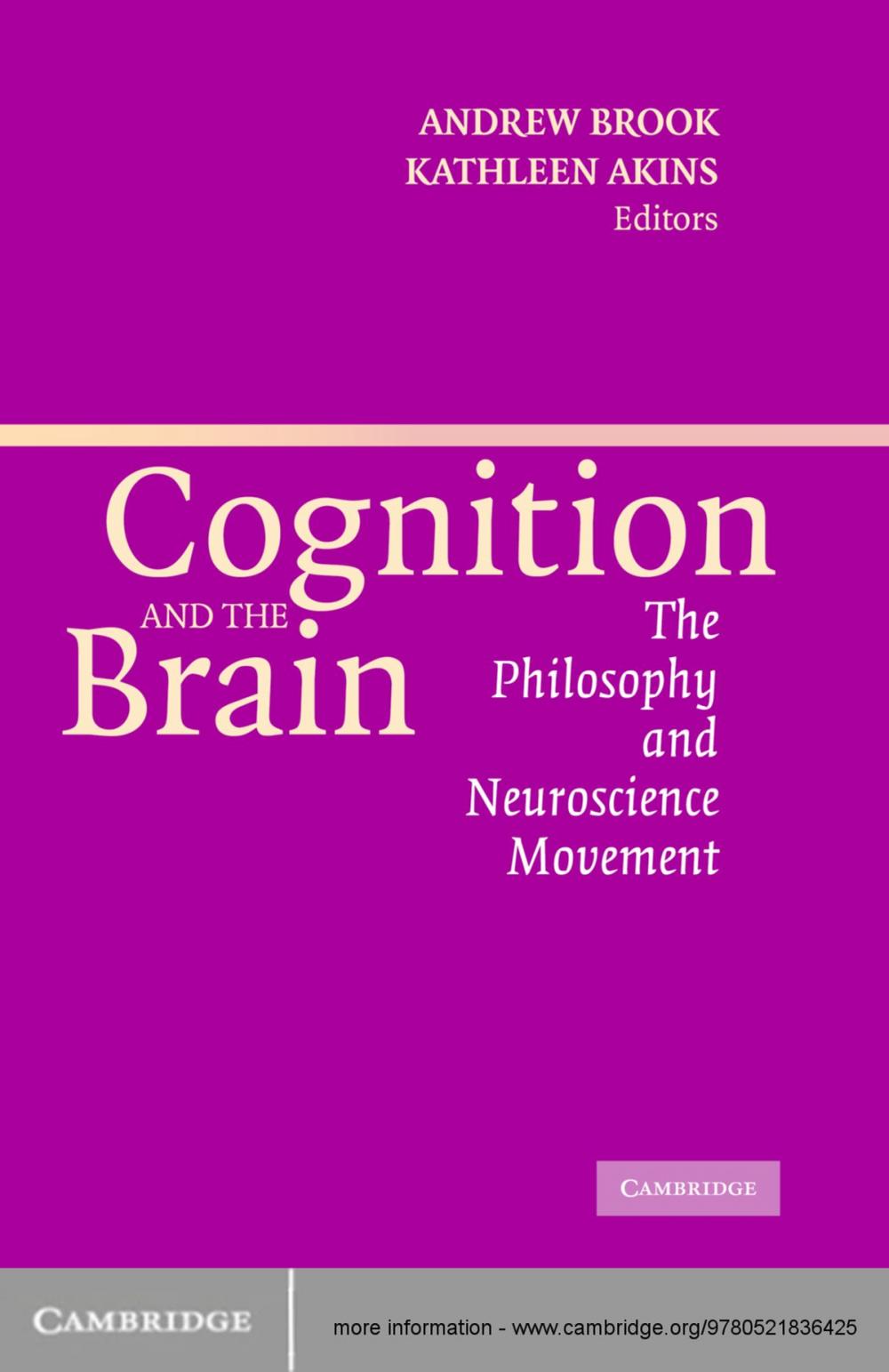 Big bigCover of Cognition and the Brain