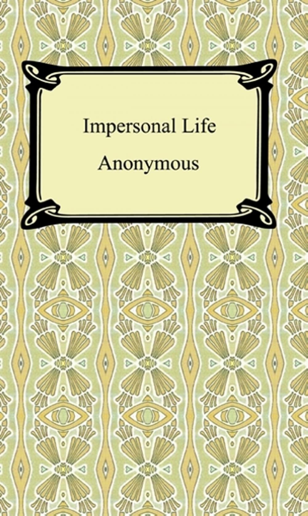 Big bigCover of Impersonal Life