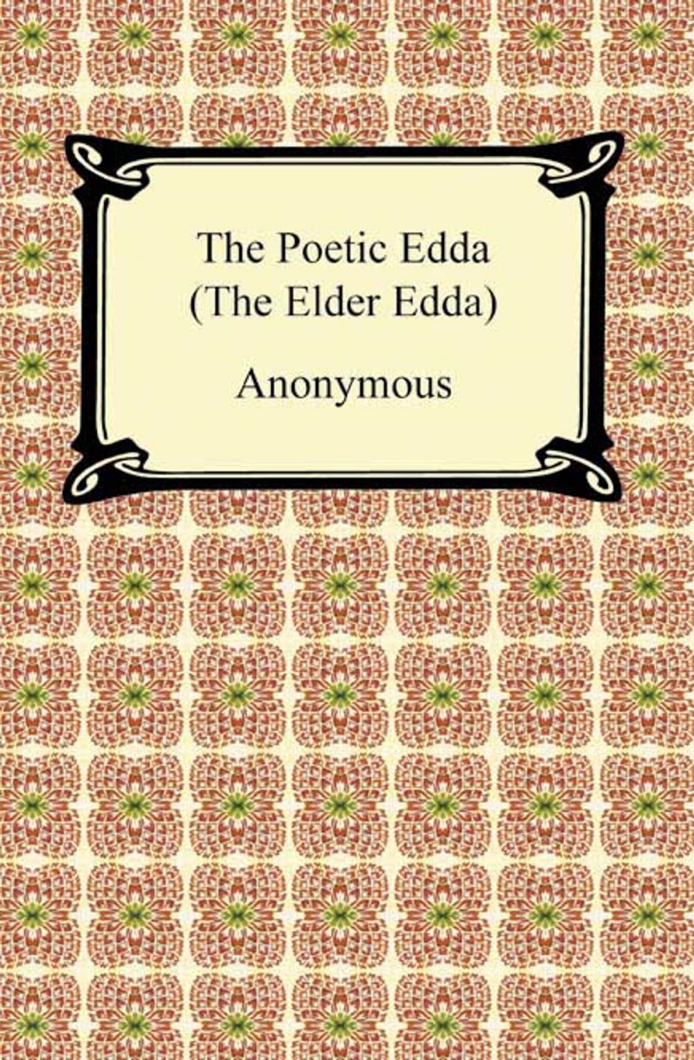 Big bigCover of The Poetic Edda (The Elder Edda)