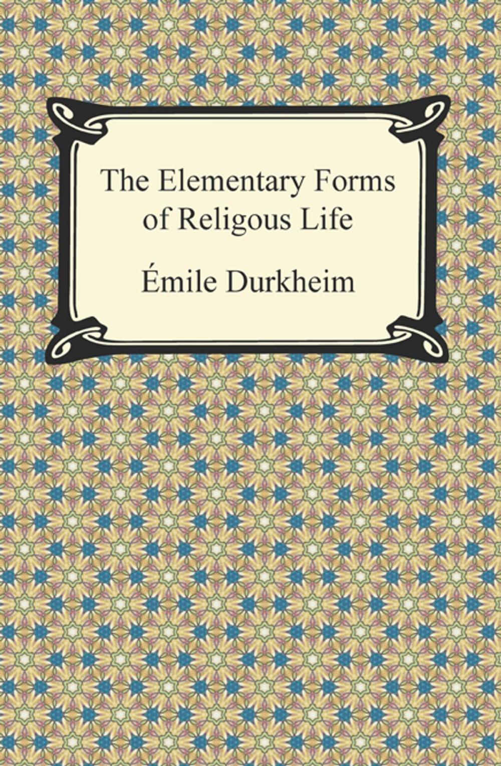 Big bigCover of The Elementary Forms of Religious Life