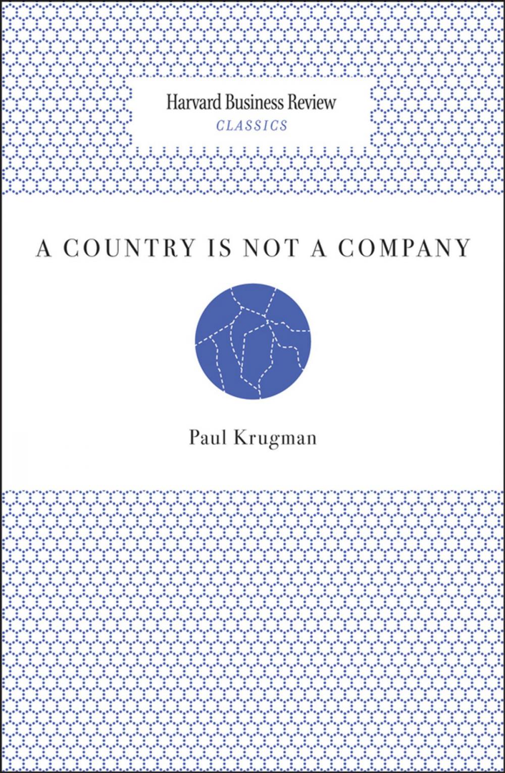 Big bigCover of A Country Is Not a Company