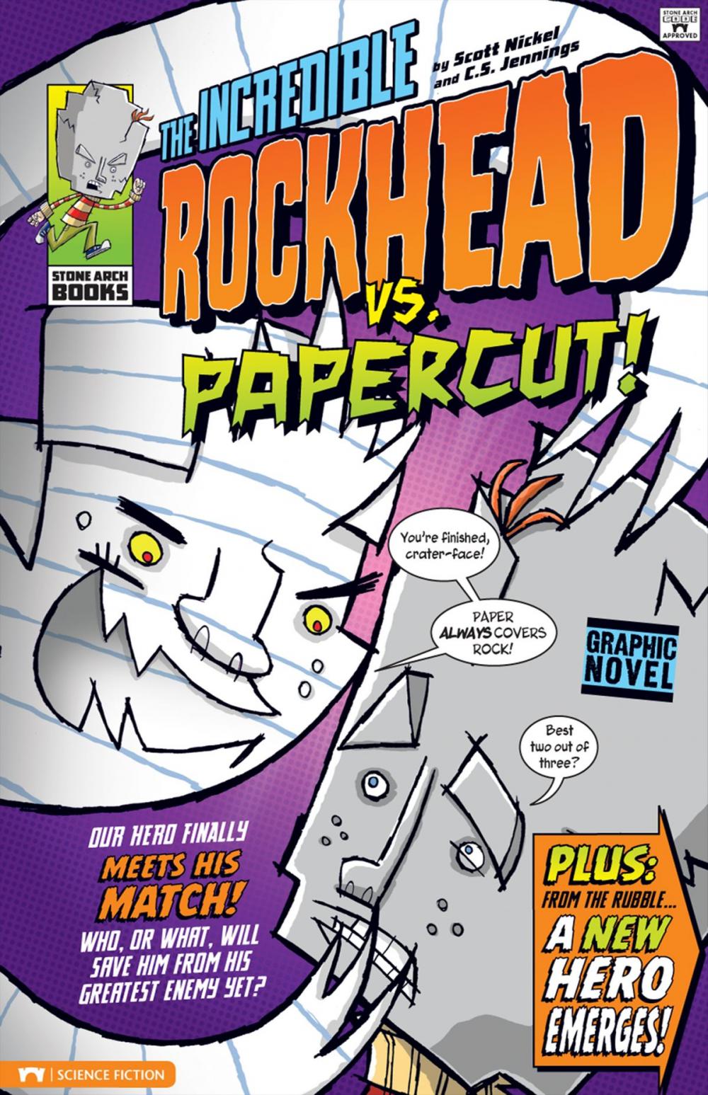 Big bigCover of The Incredible Rockhead vs Papercut!