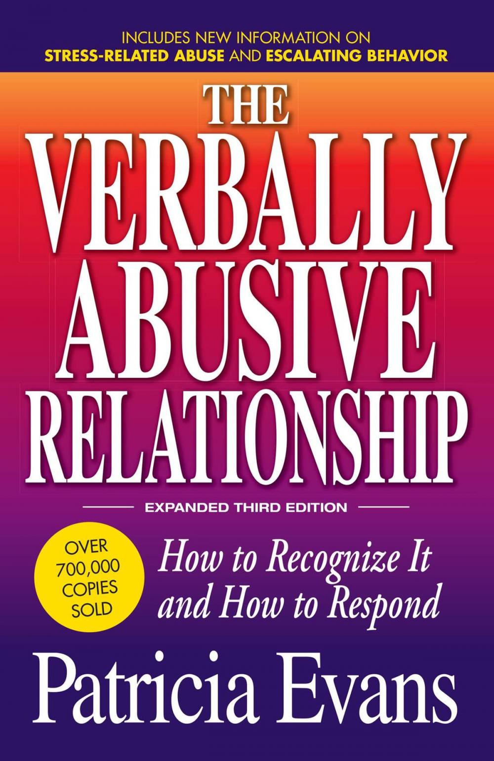 Big bigCover of The Verbally Abusive Relationship, Expanded Third Edition