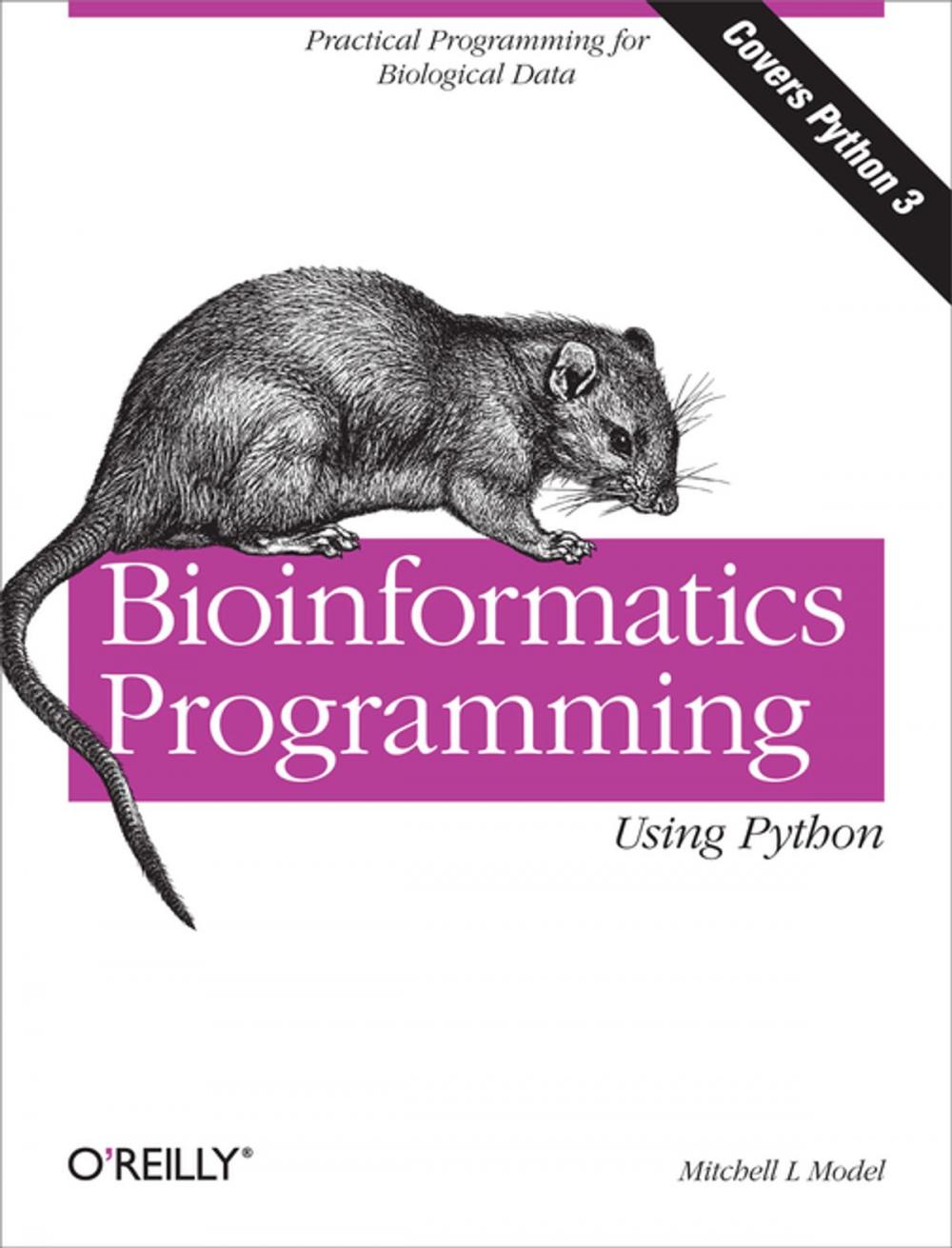 Big bigCover of Bioinformatics Programming Using Python