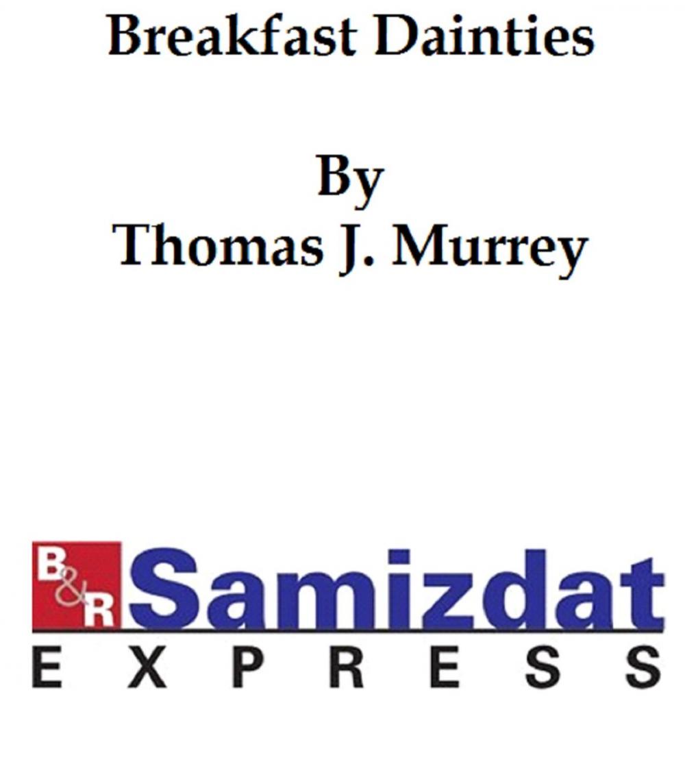 Big bigCover of Breakfast Dainties (1885)