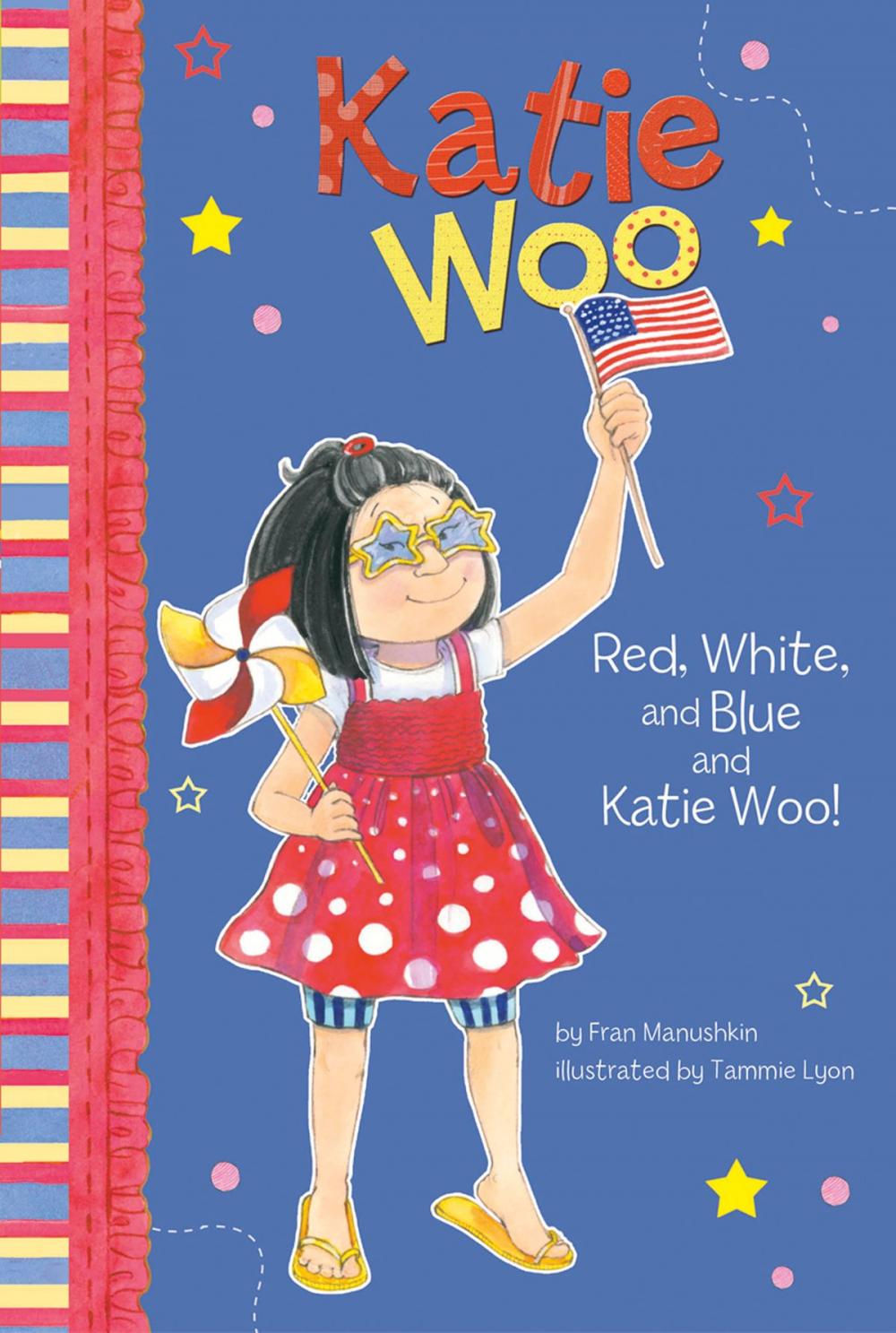 Big bigCover of Red, White, and Blue and Katie Woo!