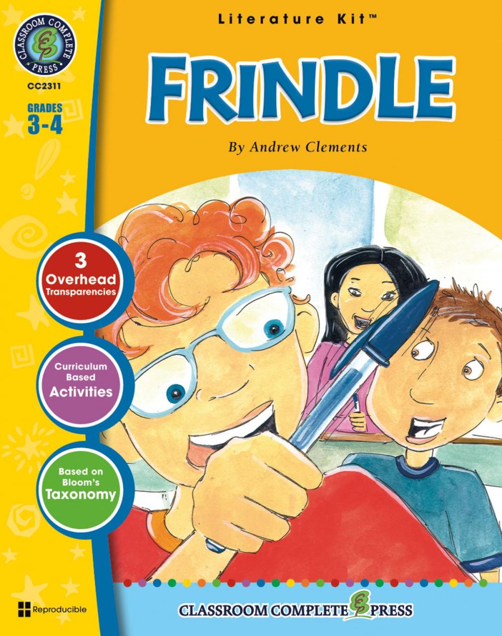 Big bigCover of Frindle - Literature Kit Gr. 3-4: A State Standards-Aligned Literature Kit™