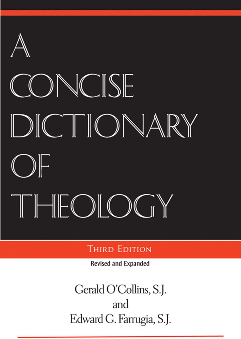 Big bigCover of Concise Dictionary of Theology, A, Third Edition