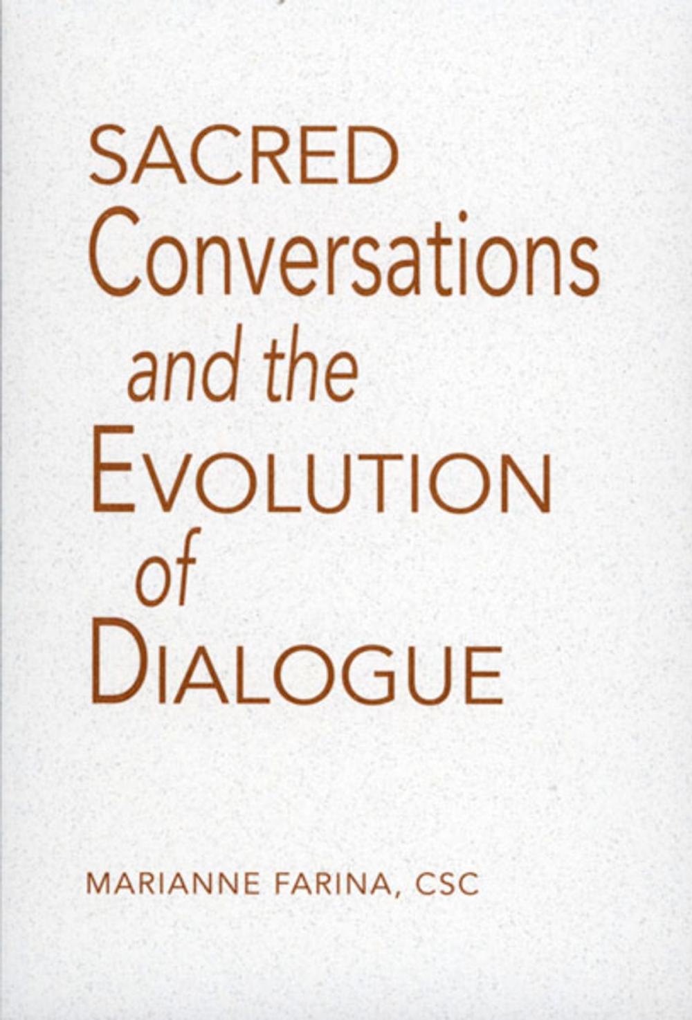 Big bigCover of Sacred Conversations and the Evolution of Dialogue