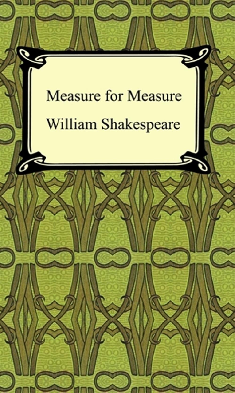 Big bigCover of Measure for Measure