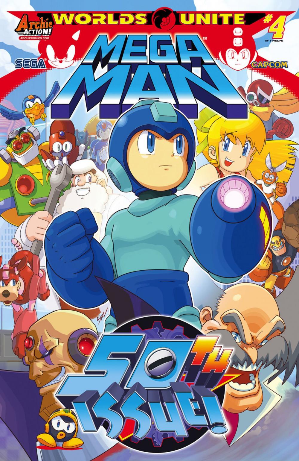 Big bigCover of Mega Man #50