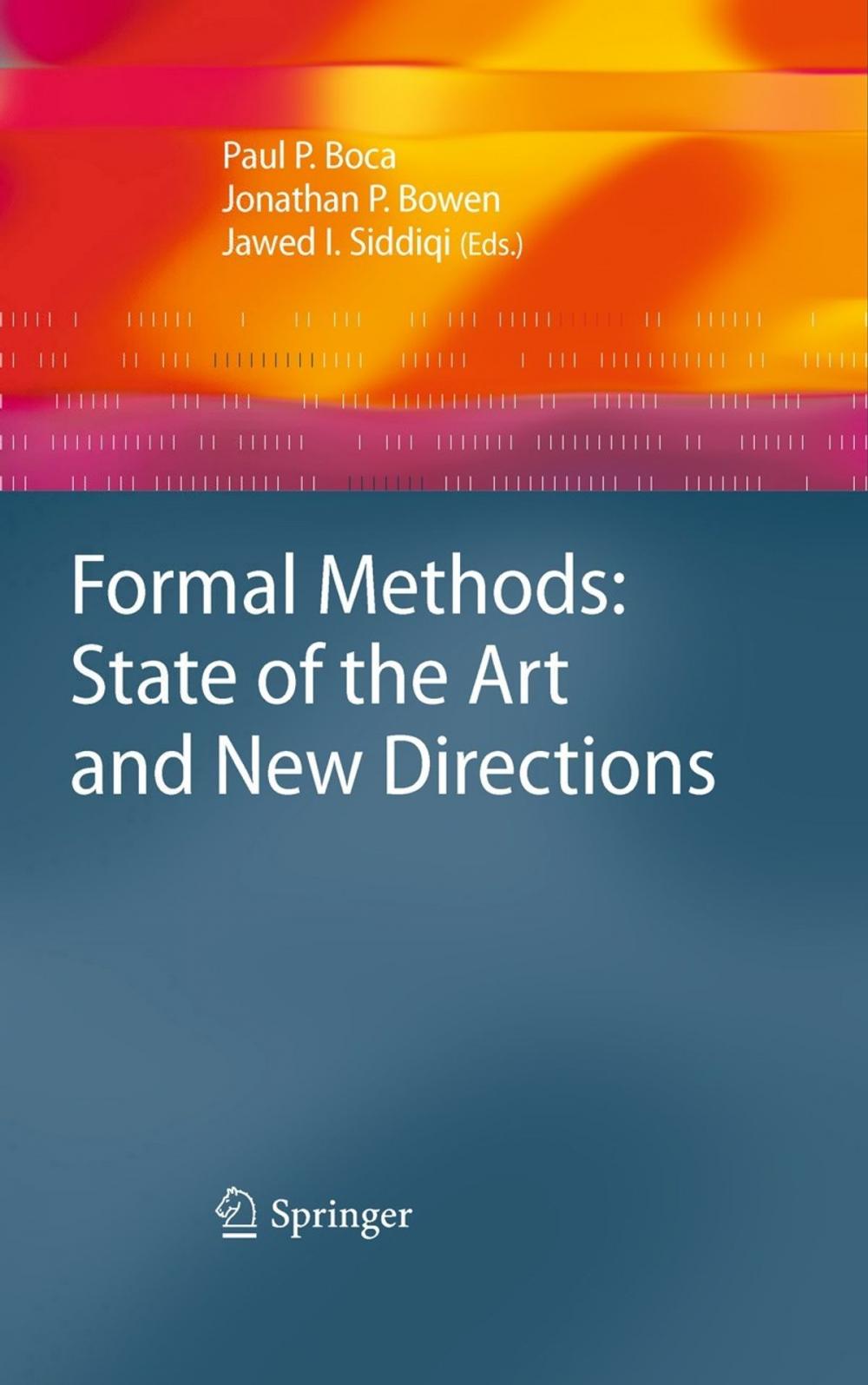 Big bigCover of Formal Methods: State of the Art and New Directions