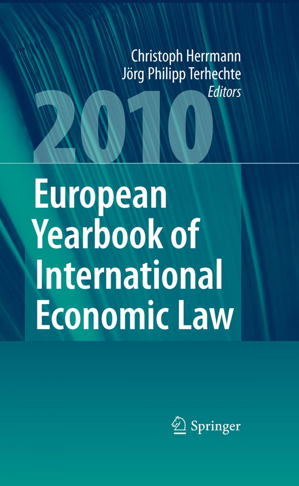 Big bigCover of European Yearbook of International Economic Law 2010