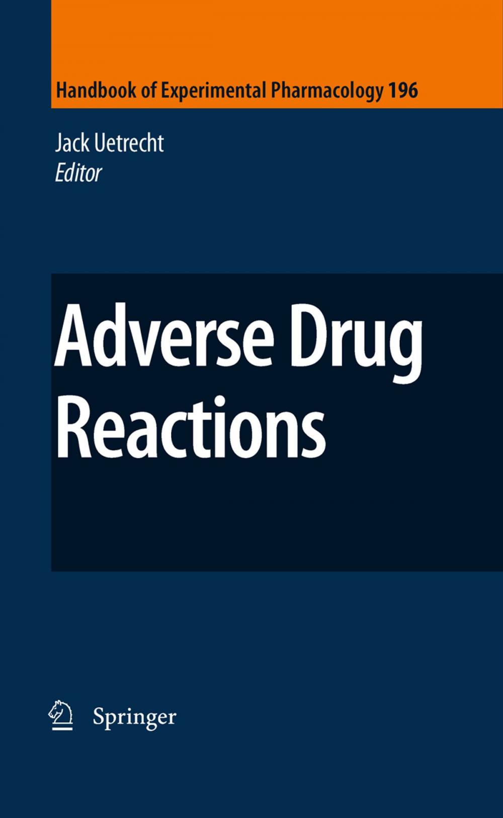 Big bigCover of Adverse Drug Reactions